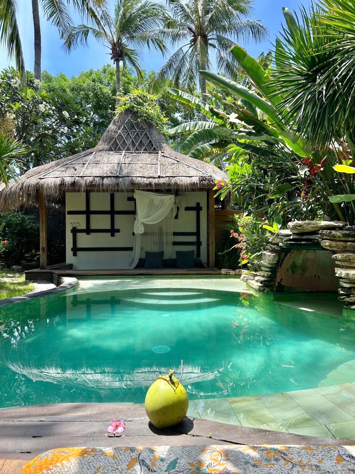 Villa Bhuvana With Private Swimming Pool Gili Trawangan Eksteriør billede
